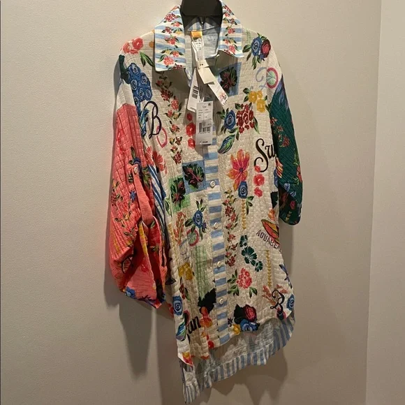 Agua Bendita Chrissy 1 Citrus Shirt Size XS, NWT - Picture 4 of 6